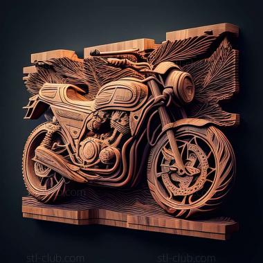 3D модель Honda CB750 (STL)